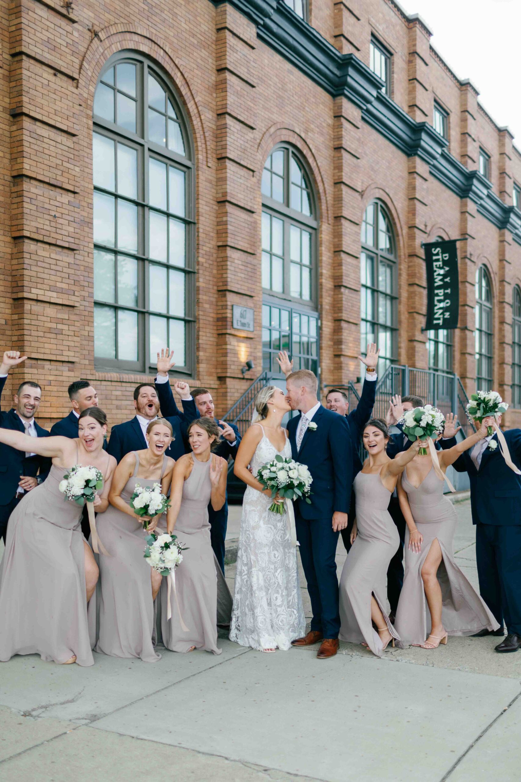 Bridal Party Posing for Photo